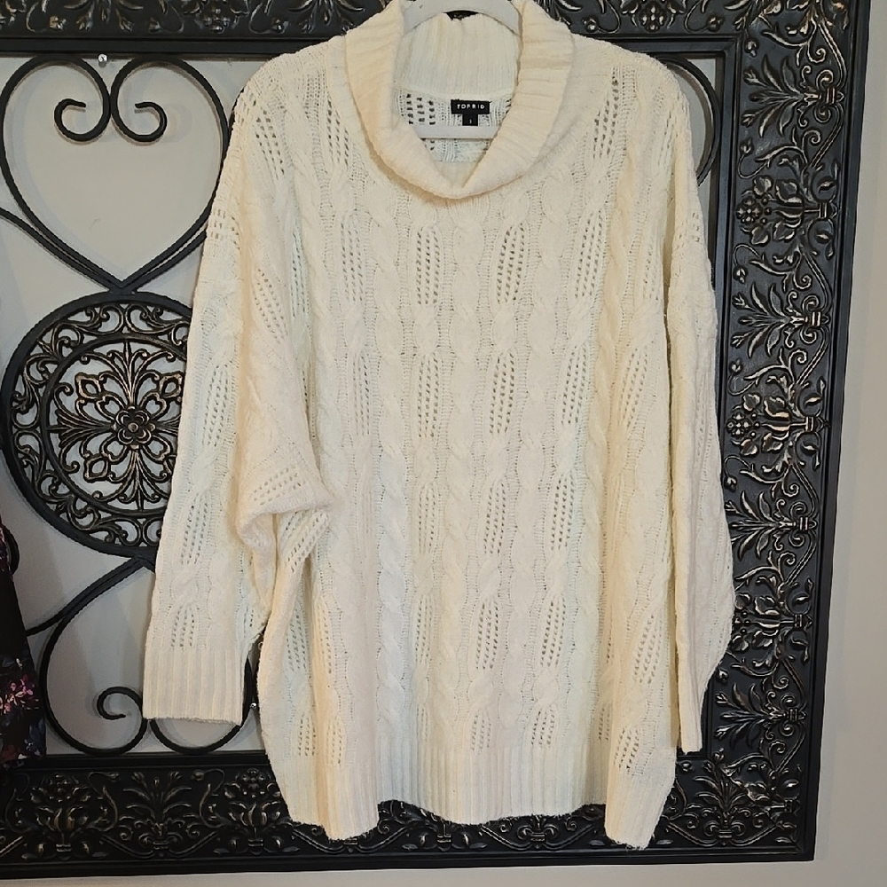 White Vegan Cashmere Sweater NWOT